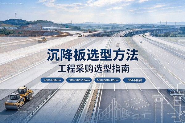 故城沉降板选择方法