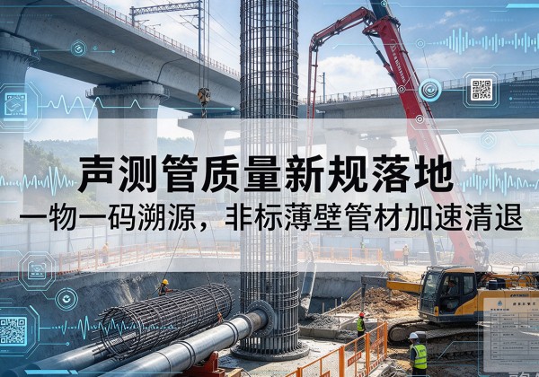 故城声测管质量新规落地，一物一码溯源，非标薄壁管材加速清退