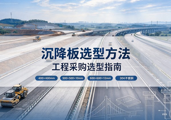 故城沉降板选择方法